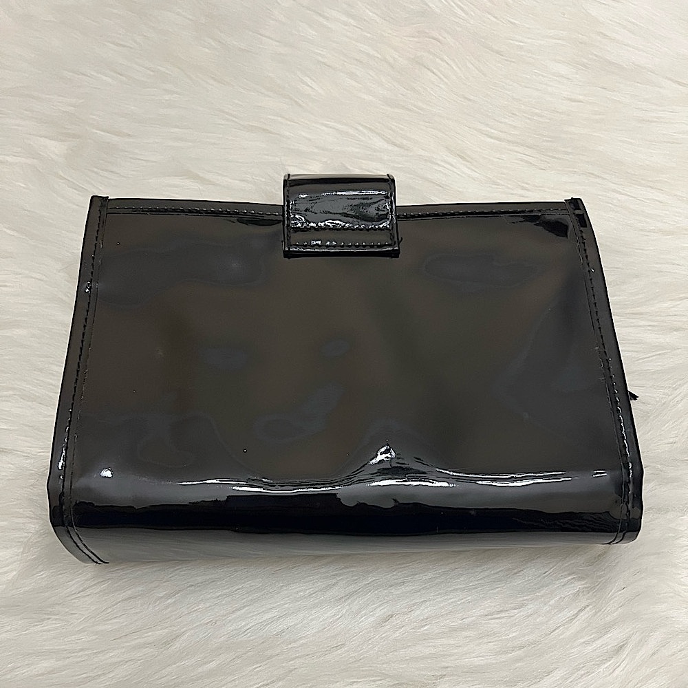 LANCÔME - BLACK WHITE PARIS PATENT COSMETIC POUCH - Picture 2 of 16
